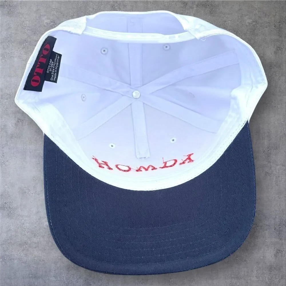 Otto Cap Howdy Snapback Trucker Hat White/Blue‎ Unisex Adjustable